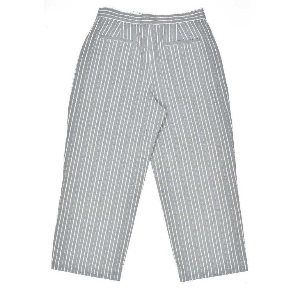 People Tree Emerson Striped Trousers Gray NEW - 6 - Picture 2 of 7